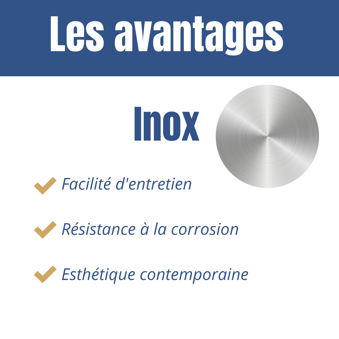 Presentation des 3 avantages de l'inox pour les brise-vue